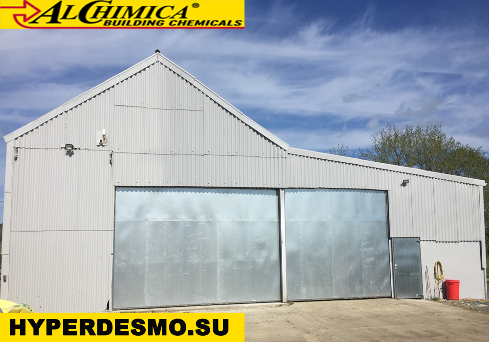 Ремонт асбестовой кровли мастичной гидроизоляцией Гипердесмо