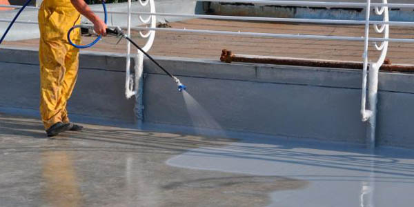 Гидроизоляция Бетонного пола с использованием гидроизоляции Гипердесмо.