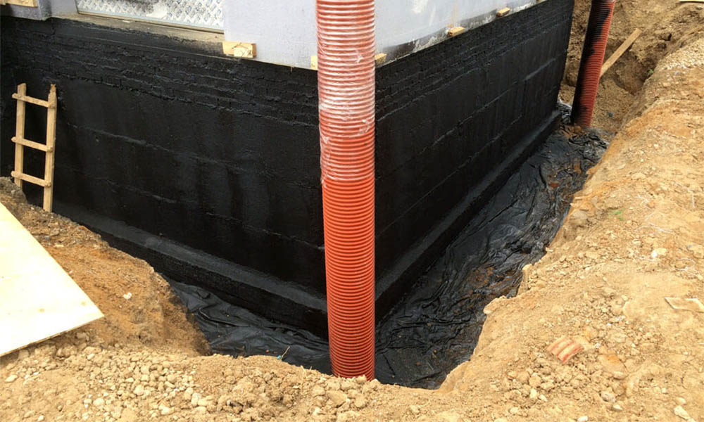 Гидроизоляция фундаментов жидкой гидроизоляцией Nippon Ace