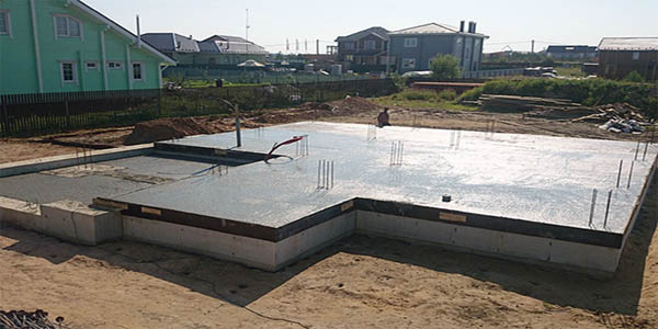 Гидроизоляция фундаментной плиты с применением гидроизоляции Hyperdesmo