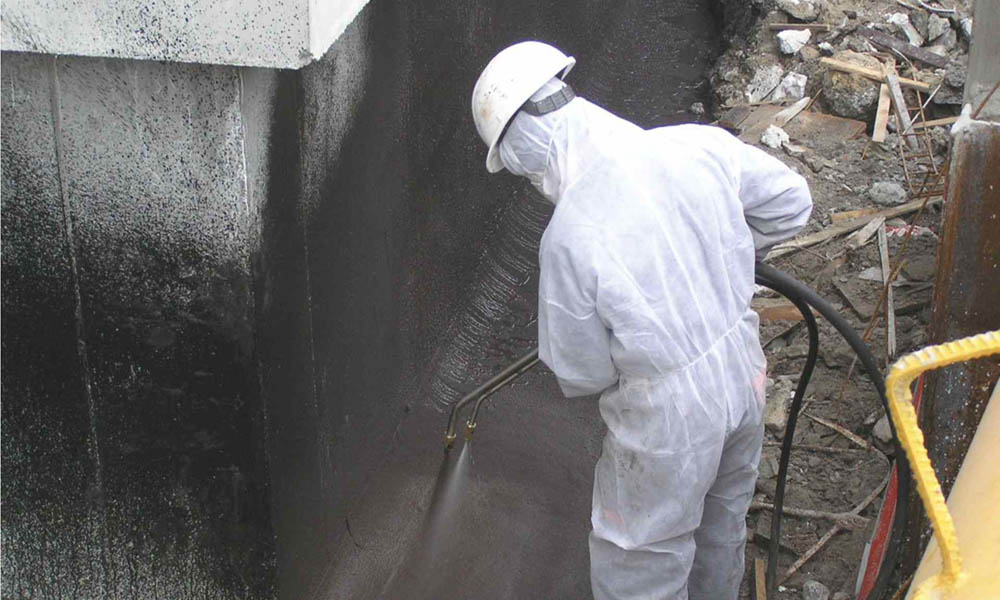 Гидроизоляция фундаментов жидкой гидроизоляцией Nippon Ace