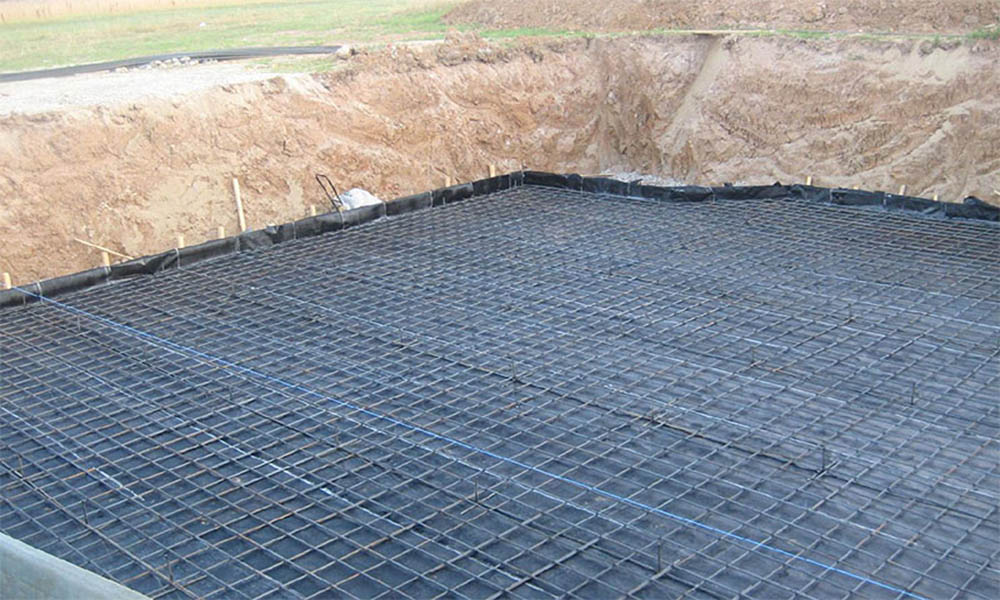 Гидроизоляция фундаментной плиты с применением гидроизоляции Hyperdesmo