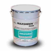 Drizoro Maxsheen Pool (Максшин Пул) Эластичная акриловая краска для бассейнов, фонтанов, резервуаров, стойкое к ультрафиолету, воздействию химии для бассейнов