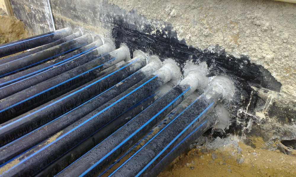 Инженерные коммуникации. Герметизация вводов Hyperdesmo.