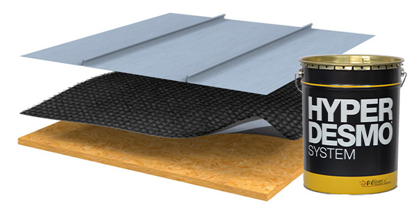 Гидроизоляция Фальцевой кровли с применением гидроизоляции Hyperdesmo