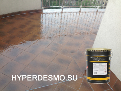 Прозрачная полиуретановая гидроизоляция Hyperdesmo T 2 л.