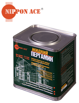 Nippon Ace Водовытесняющая Полимерная Композиция "Жидкий Пергамин" Банка 2,4