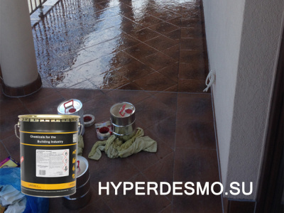 Прозрачная полиуретановая гидроизоляция Hyperdesmo T 2 л.